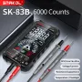 SK-83A/B Smart Multimeter 600V 10A 6000 Counts Auto Range NCV Backlit LCD Rechargeable Battery Capacitance Temperature Measurement