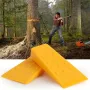 4pcs Tree Felling Wedges With Spikes For Safe Cutting 2 Each Of 8 Inch And 5.5 Inch Chainsaw Wedges Logging Supplies Set, Tree Wedge Safe Sturdy Cold Logger Tool Accessory