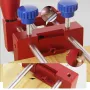 Woodworking Manal Push Rail Guide Coping Sled Tenoning Safety Clamp for Table Saws Router Table Band Saws and Jointers