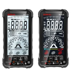 SK-83A/B Smart Multimeter 600V 10A 6000 Counts Auto Range NCV Backlit LCD Rechargeable Battery Capacitance Temperature Measurement
