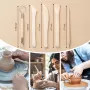 27pcs Clay Tools Kit Pottery Tools High Quality Wood and Stainless Steel Sculpting Kit Multi Functional Polymer Clay Tools Air Dry Clay Set