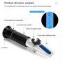 Handheld Alcohol Refractometer Alcoholmeter Alcoholtester 0-80% Alcohol Suiker Refractometer ATC Wijnmaatinstrument 30% KORTING