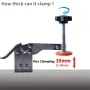 Toggle Clamp Stainless Steel Quick-Release Horizontal Clamp Adjustable Anti-Slip Hold Down Clamp For Woodworking Welding