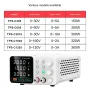 NEW WAMPTEK TPS-C1203 Adjustable DC Power Supply 150W 300W 320W 360W 0-160V Regulated Power Supply USB Fast Charge Overcurrent Protection Digital Display