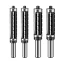 1/2 Inch 12.7mm 12mm Shank Spiral Flush Trim Router Bits Top & Bottom Bearing Router Bit with 3/4\(19mm) Cutting Diameter For Woodworking Milling Cutter