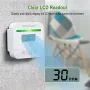 EcoSafe Compact Carbon Monoxide Sensor Lightweight Portable Safety Alert Device Digital Reading Travel Essential for Home Kitchen RV Car Hotel