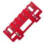 JIGHOLE 5mm 1/4 Inch Aluminum Alloy Cabinet Hardware Jig Pocket Hole Jig Drill Guide Shelf Pin Punch Locator for Straight Holes