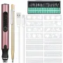 Rechargeable Cordless Mini Engraver Pen DIY Engraving Tool Kit For Metal Glass Ceramic Plastic Wood Jewelry Stencils