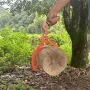 8/13/20inch Heavy Duty Stainless Steel Log Lifting Tongs 330 lbs Capacity Secure Hook Grip for Firewood Collection Brush Clearing Outdoor Wood Handling Tools