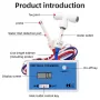 Dual Probe DM-1 Water Quality Tester 0-9990PPM LCD Display TDS Meter Compact Design Accurate Measurement for Fish Tan Tap Water Filtration Systems