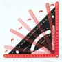 Aluminum Alloy Triangle Ruler Thickened Base Precision Angle Measurement Multi Functional Positioning Drawing Tool Metric Inch Dual Scale Woodworking Professional Adjustable