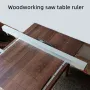 Aluminum Alloy Table Saw Fence Wood Board Clamp For Electric Circular Saw Cutting Machine Guide Ruler for Woodworking Tool