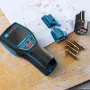 Professional D-TECT120 Wall Scanner Radar Technology Metal/Cable/Wood/Water Pipe/Wire High-precision Wall Gold plumb Dual Power Source Waterproof Construction Tool