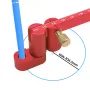300mm Adjustable Drawing Circle Ruler Aluminum Alloy Construction Center Finder Fixed-Point Circle Line Marking Perfect for Woodworking and Crafts Create Precise Circles with Ease