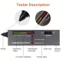 Professional Diamond Tester Pen Portable Electronic Diamond Identifier Fast and Accurate Testing for Jewelry Jade Rub with LCD and LED Indicators