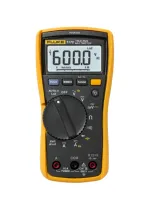 Fluke 117C Digital Multimeter, Non-Contact AC Voltage Detection, Measures Resistance/Continuity/Frequency/Capacitance/Min Max Average, Automatic AC/DC Voltage Selection, Low Impedance Mode