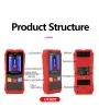 UNI-T Wall Scanner UT387E UT387S UT387LM 4 In 1 Metal Detector Wood Stud Finder AC Voltage Live Cable Wires Depth Tracker