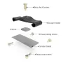 ENJOYWOOD Wood Hand Planer Edge Banding Cutter Woodworking Edge Trimmer with 3PCS Scraper Blades Deburring Tool