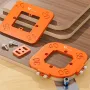 Woodworking Router Corner Templates Jig Set R10-R50 Premium 8mm Insulated Material Laser-Cut Precision Fixing Holes and Screws