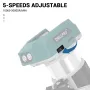 Drillpro 5 Speeds Brushless Electric Hand Trimmer Cordless Wood Router Woodworking Engraving Slotting for 18V Battery