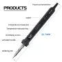 100W Digital Electric Soldering Iron Kit Set 220V Temperature Adjustable Welding Tool Ceramic Heater Soldering Tips Rework EU Plug