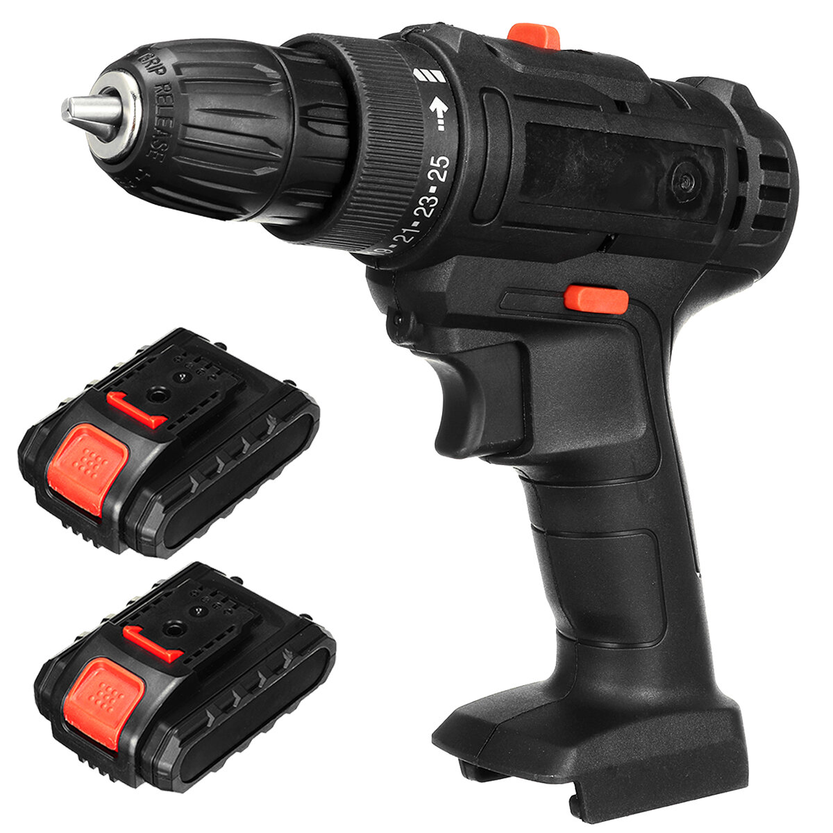 two battery & US plug
