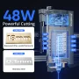 [EU Direct]Reburbished ATOMSTACK A40 PRO V2 48W Laser Engraver with Auto Air Assist High Accuracy Laser Cutting Engraving Machine for Wood, Stone, Metal, Acrylic, Leather, Jewelry