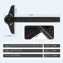 Aluminum Alloy Woodworking Carpentry Edge Ruler with Adjustable Protractor Angle Finder T-square Marking Scriber Gauge for Carpenter Work Layout and Measuring Tools