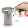 Bloco de limite de mesa para marcenaria GANWEI 4 peças 19 mm, trava de mesa com trava de liberação rápida, trava de limite para marcenaria