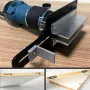 Woodworking Enthusiasts Invisible 2-in-1 Connector Slotting Tool for Shelf Molds and Trimming Wood+Keywords
