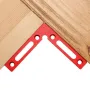 Drillpro Upgrade Aluminium Alloy 90 Degree 120x120mm Precision Clamping Square Woodworking L-Shaped Auxiliary Fixture Machinist Square Positioning Right Angle Clamping Measure