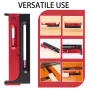 Table Saw Slot Adjuster Mortise and Tenon Tool Aluminum Alloy Movable Ruler Making Seam Movable Measuring Block Woodworking Tool
