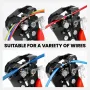 [EU Direct]KAIWEETS KWS-103 Dụng cụ tuốt dây đa năng 10-24AWG Tước 10-22AWG Kẹp chặn có thể điều chỉnh Tay cầm TPR