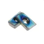 Drillpro 10pcs Blue Nano HRC52 APMT1604PDER NB7010 25R0.8 Carbide Inserts for Mill Cutter CNC Tool