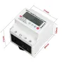Tuya WiFi Intelligent Photovoltaic Meter Breaker Timer Multifunctional Solar Bidirectional Hour Meter Home Electronic Appliances Remote Controller