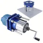 Base di sollevamento invertita per lavorazione del legno, sollevamento regolabile da 0 a 54 mm, compatibile con modelli con diametro esterno di 64-65 mm, ideale per lavori di fresatura, scanalatura, rifinitura e smussatura.
