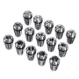 Machifit 15 pezzi ER11 da 1 mm a 7 mm set di pinze a molla per utensili da tornio e fresatura CNC