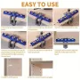 RUITOOL Metric Imperial Doweling Jig Kits Drill Guide Locator Cabinet Hardware Jig with 6mm 8mm 10mm 1/4\ 5/16\ 3/8\ Drill Guide Bushings