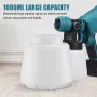 MUSTOOL 1000W 1000ML 1200ml/min EU/US Plug Brushed Motor Paint Sprayer Equipped with 3 Nozzles