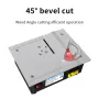 96W 24V Mini Çok Fonksiyonlu Masa Testeresi Elektrikli Masaüstü Testeresi 7 Hız Ayarlanabilir 63mm Bıçaklı Ahşap İşleme Tezgahı Torna Kesme Makinesi Kendin Yap Kesme Aleti