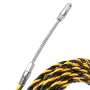 5M/10M/15M/20M/25M 6mm Spiral Kablo Çekici Boru Yılan Kablo Olta Balıkçısı Bant Tel Kılavuzu