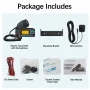 ABBREE AR-509MG VHF Marine Radio Waterproof IP67 25W Built-in GPS NOAA Weather Alerts DSC Call USA INT CAN Marine Channels