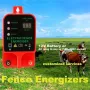 10km Farm Electric Poultry Equipments Portable Power Solar Panel Electric Fence Energizer Metal Garden Fence Fence Accessories
