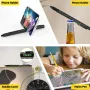 9-in-1 Multi-Tool Stylus Pen LED Light Screwdriver Ruler Bottle Opener Heavy Duty Aluminum Portable Design Perfect Gift for DIY Enthusiasts Handymen Extra Refills Black Yellow