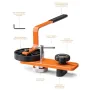 Deck Lever Tool Board Bending Straightening Locking Composite Material Multi Joist Compatibility Grooved Deck Fastening Dense Hardwood Pressure Treated Wood Installation Tool Lightweight Sturdy