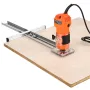 Woodworking Wood Milling Machine Router Edge Guide Trimmer Guide Positioning Cutting Board Tool