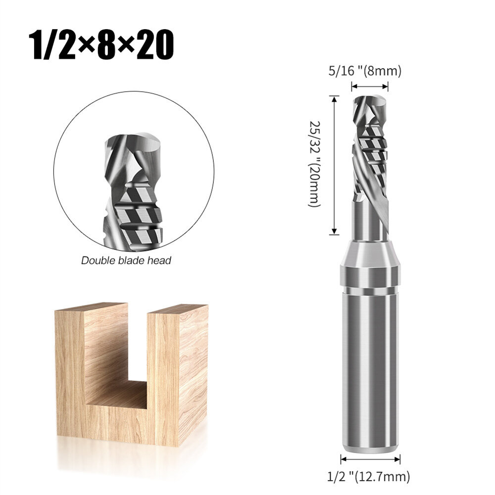 2 Flutes-1/2*8*20