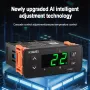 KWS-CH302 AC110-220V LED Digital Thermostat for Incubator Temperature Controller Dual Sensor Refrigeration Defrosting Alarm