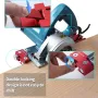 Circular Saw Guide Rail Aluminum Alloy Adjustable Base Compatible with 4 Inch Marble Cutter Precision Cutting Tool Woodworking Accessories Rust Resistant Light Weight