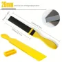 4PCS Sanding Sticks Set with Molded Plastic Handles for Wood Metal Plastic Auto Body Models Polishing Calcite Grit Manual Buffing Tools